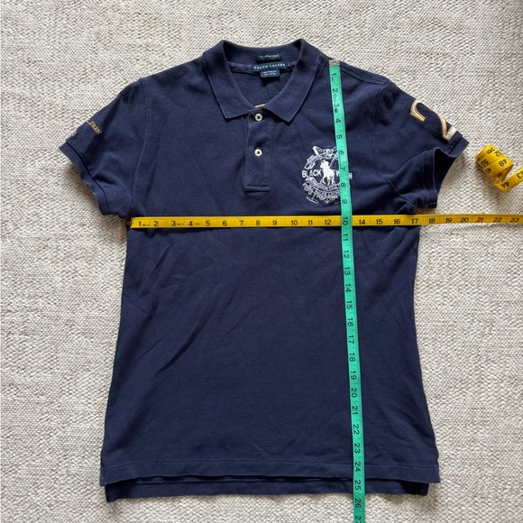 Ralph Lauren Black Watch Navy Polo Shirt - Picture 7 of 8